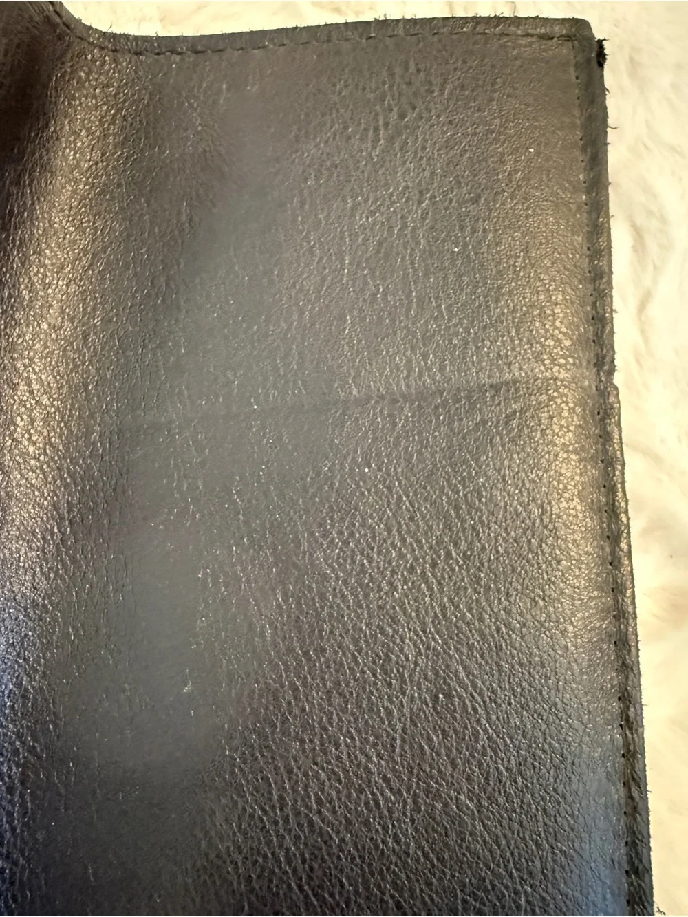 Foxy Fix black leather B6 Travelers Notebook cover